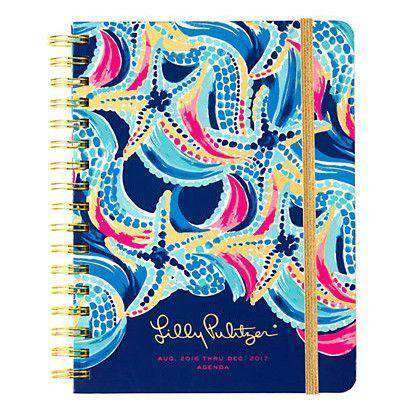 17 Month Large 2017 Agenda in Ocean Jewels by Lilly Pulitzer - Country Club Prep