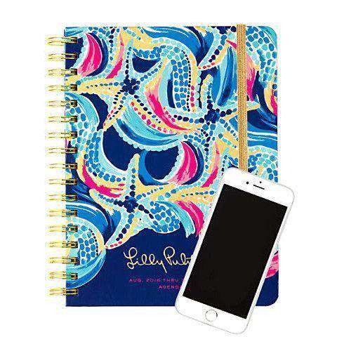 17 Month Large 2017 Agenda in Ocean Jewels by Lilly Pulitzer - Country Club Prep