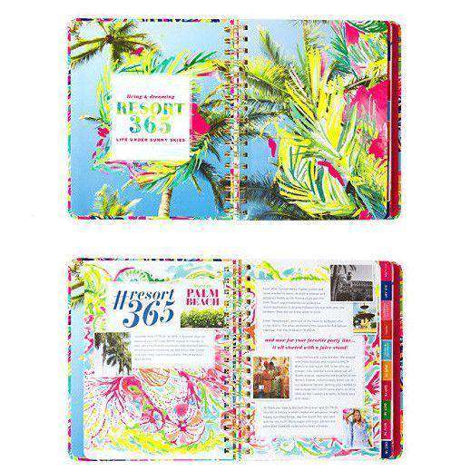 17 Month Large 2017 Agenda in Tusk In Sun by Lilly Pulitzer - Country Club Prep