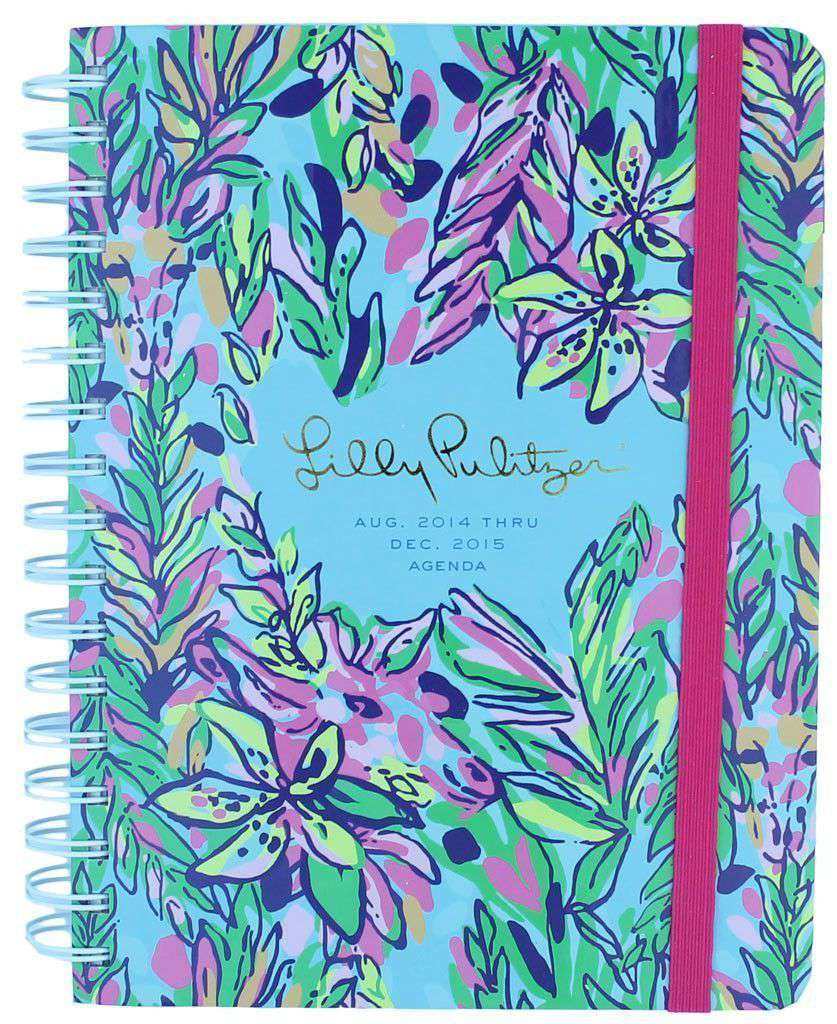 17 Month Large Agenda in Hot Spot by Lilly Pulitzer - Country Club Prep