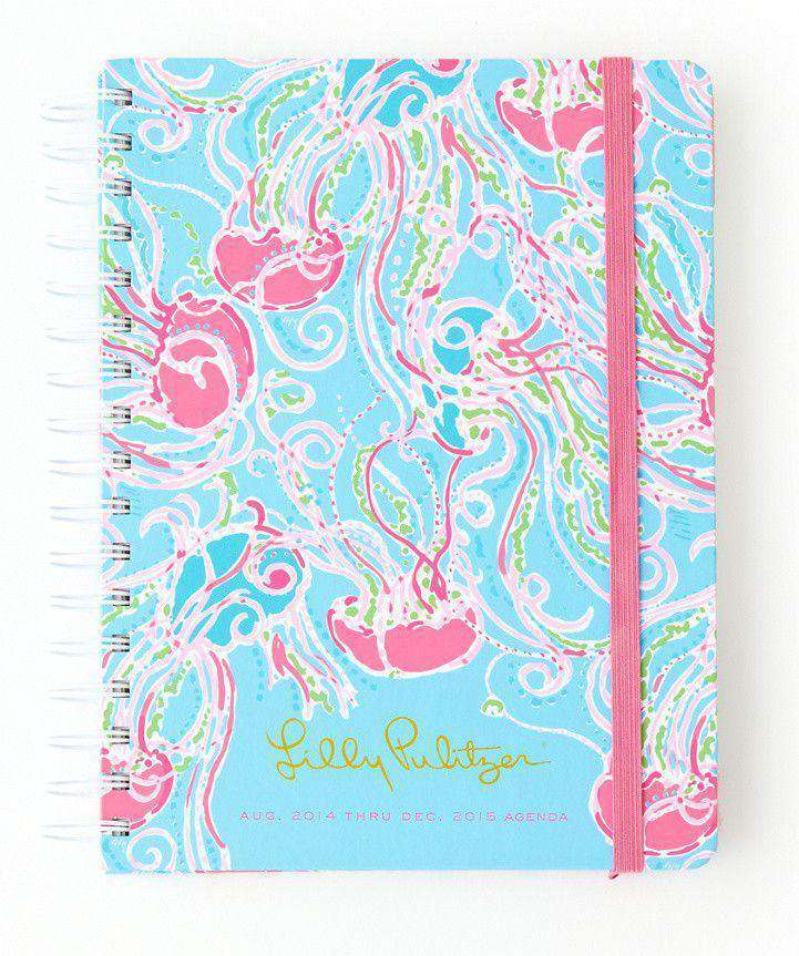 17 Month Large Agenda in Jellies Be Jammin by Lilly Pulitzer - Country Club Prep