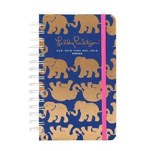 17 Month Medium 2016 Agenda in Tusk in Sun by Lilly Pulitzer - Country Club Prep