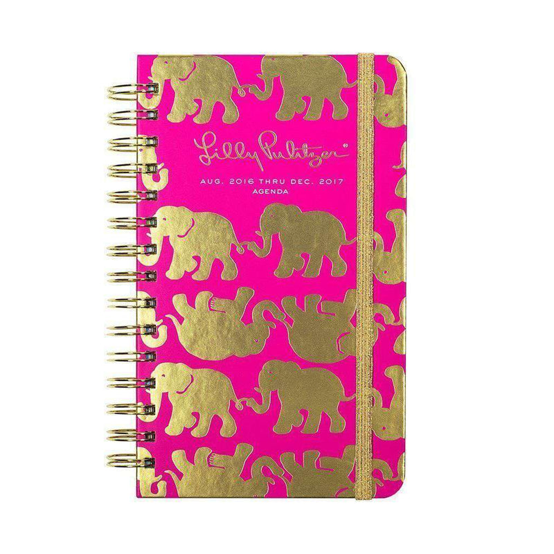17 Month Medium 2017 Agenda in Tusk in Sun by Lilly Pulitzer - Country Club Prep