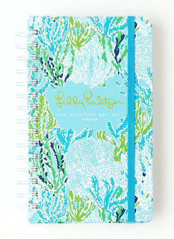 17 Month Medium Agenda in Let's Cha Cha by Lilly Pulitzer - Country Club Prep
