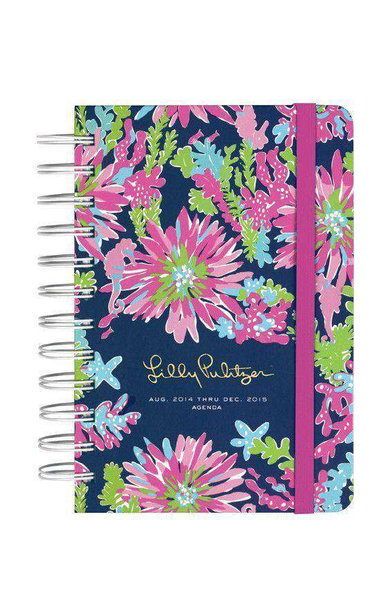 17 Month Pocket Agenda in Trippin and Sippin by Lilly Pulitzer - Country Club Prep