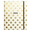 2016 - 17 Month Large Agenda in Gold Dots by Kate Spade New York - Country Club Prep