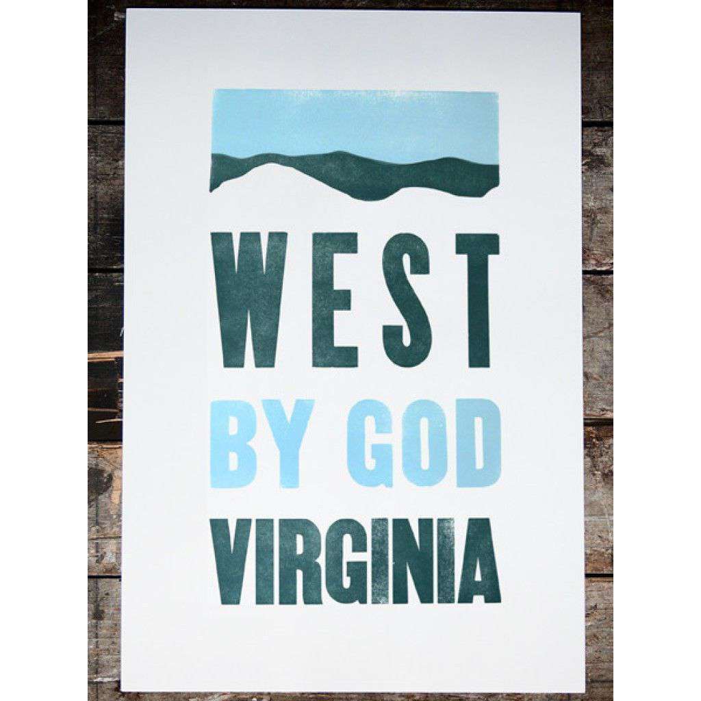 By God Hand-Pressed Print by The Old Try - Country Club Prep