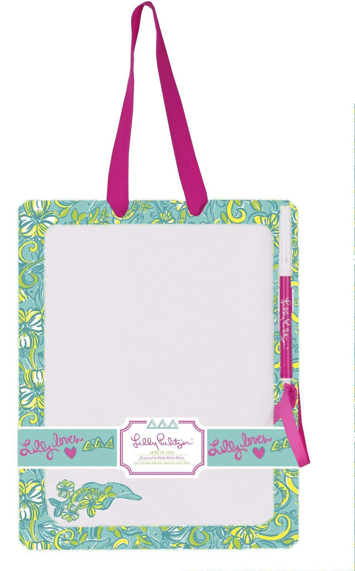 Delta Delta Delta Dry Erase Board by Lilly Pulitzer - Country Club Prep