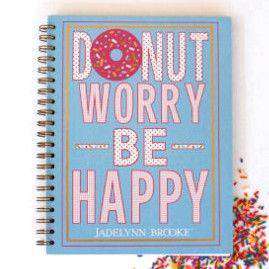 Donut Worry Spiral Journal by Jadelynn Brooke - Country Club Prep