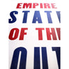 Empire State in Red and Blue Hand-Pressed Print by The Old Try - Country Club Prep