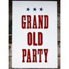 Grand Old Party Hand Pressed Print by The Old Try - Country Club Prep