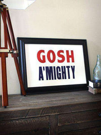 Hotty Toddy Hand Pressed Print by The Old Try - Country Club Prep