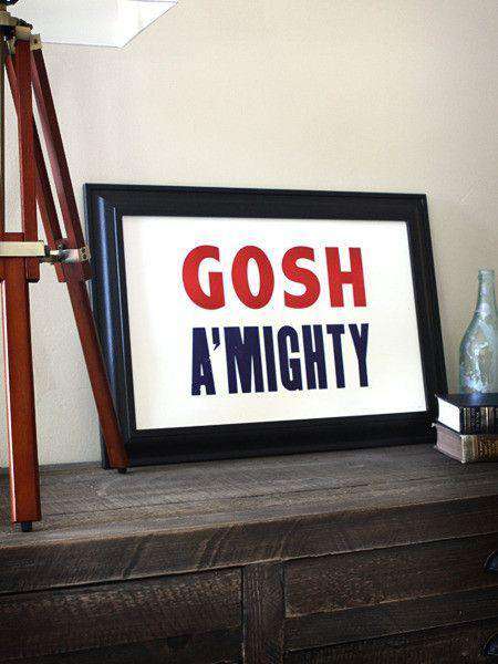 Hotty Toddy Hand Pressed Print by The Old Try - Country Club Prep