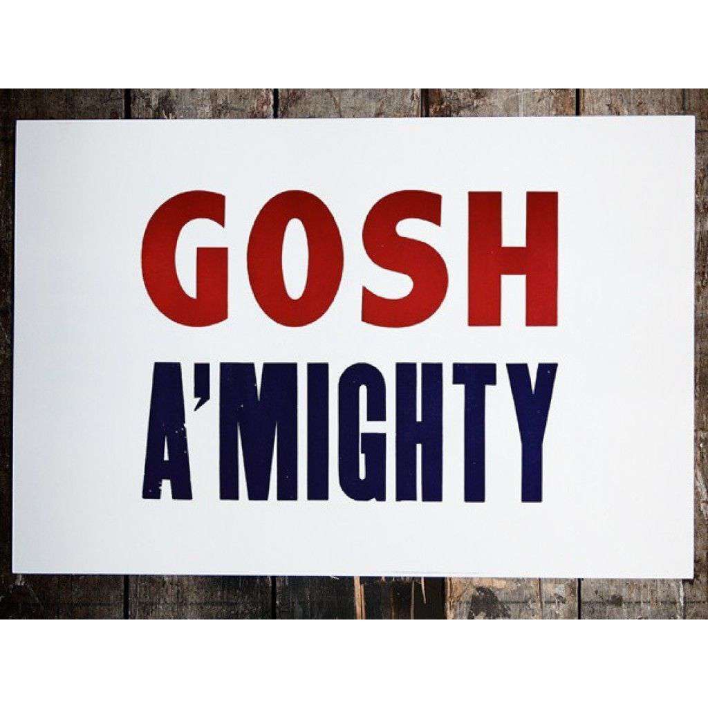Hotty Toddy Hand Pressed Print by The Old Try - Country Club Prep
