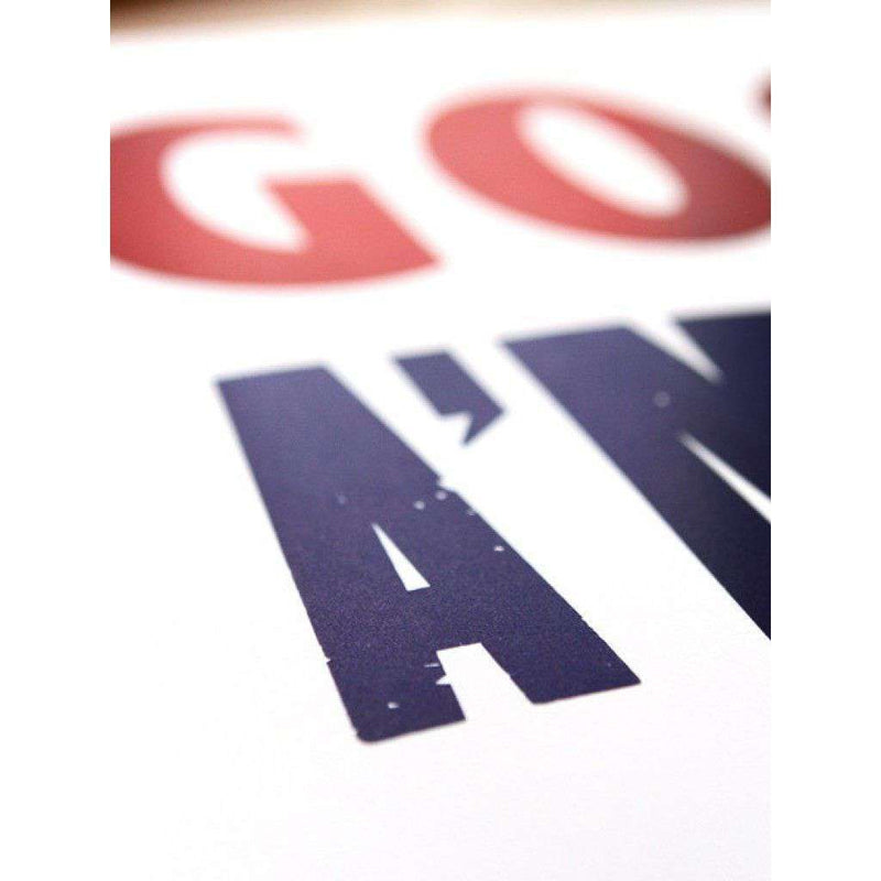 Hotty Toddy Hand Pressed Print by The Old Try - Country Club Prep