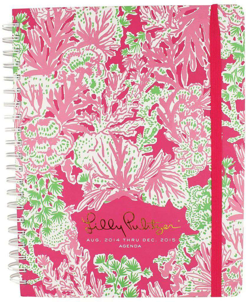 Jumbo 17-Month Agenda in Biggest Fan by Lilly Pulitzer - Country Club Prep