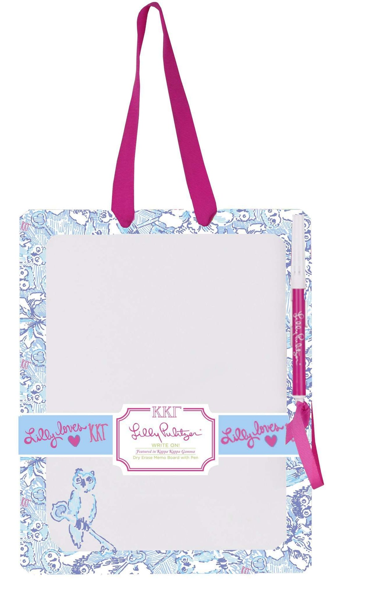 Kappa Kappa Gamma Dry Erase Board by Lilly Pulitzer - Country Club Prep