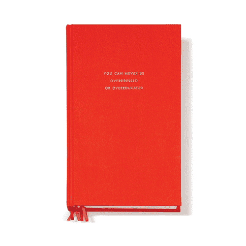 Never Overdressed Journal in Red by Kate Spade New York - Country Club Prep