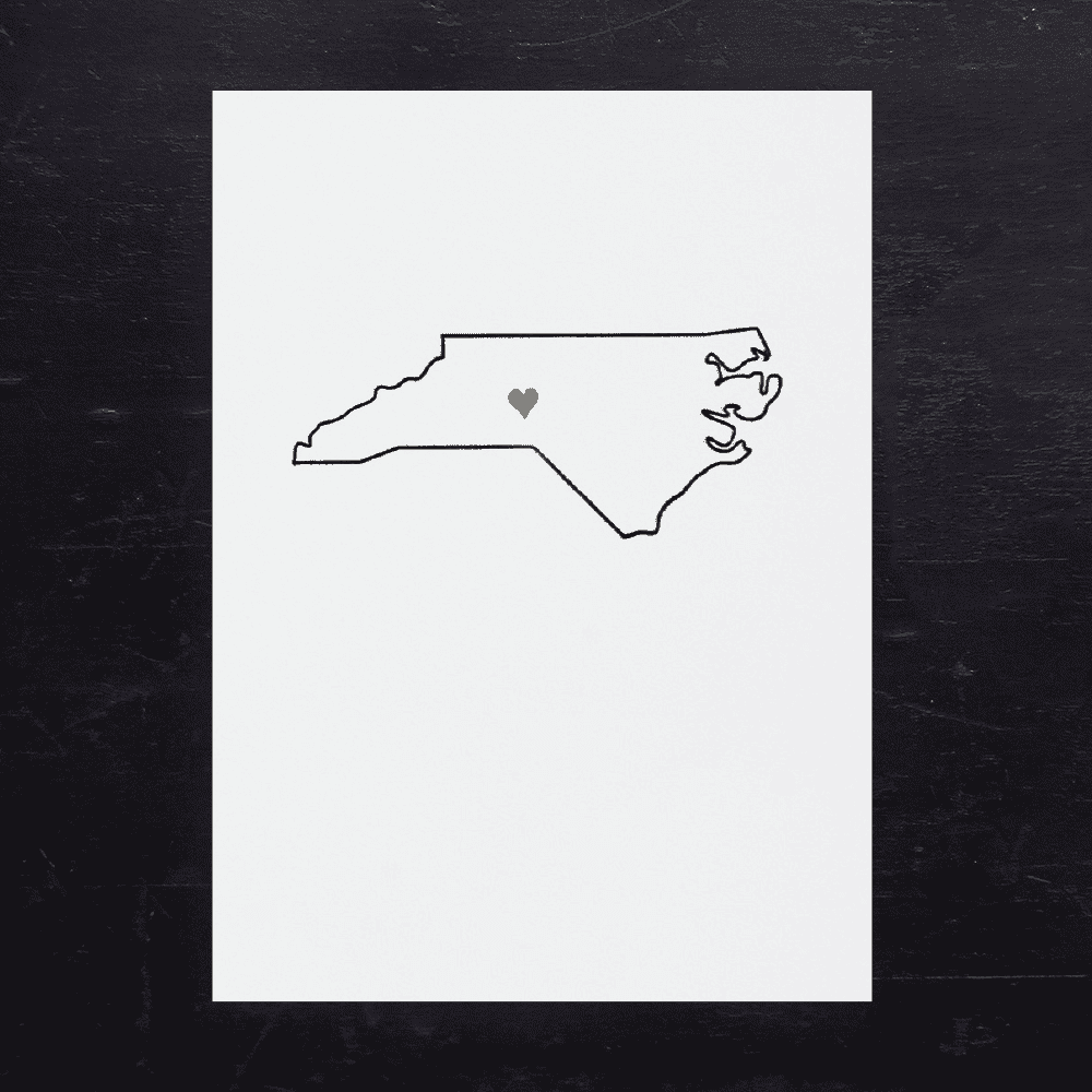 North Carolina Note Card Set by Ancesserie - Country Club Prep