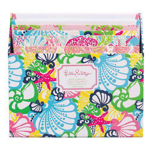 Note Card Set in Chiquita Bonita by Lilly Pulitzer - Country Club Prep
