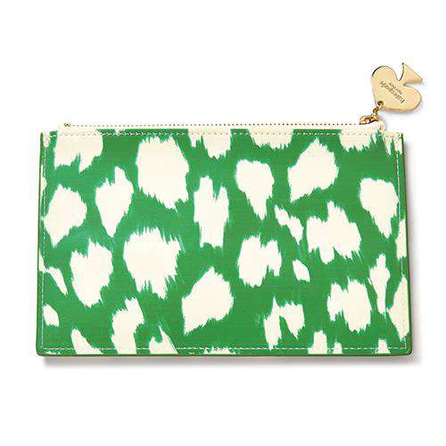 Pencil Pouch in Painterly Cheetah by Kate Spade New York - Country Club Prep