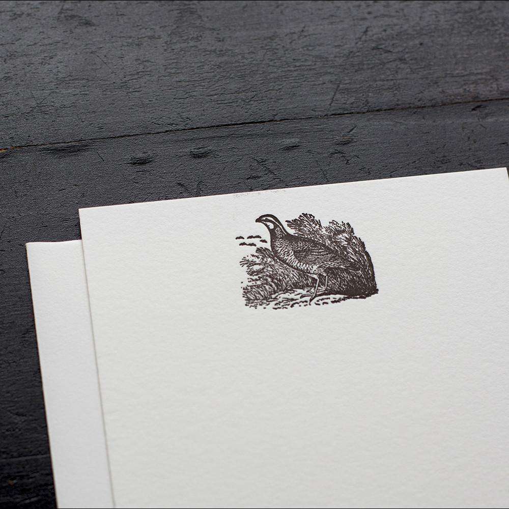 Quail Note Card Set by Ancesserie - Country Club Prep