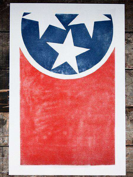 Rocky Top Hand-Pressed Print by The Old Try - Country Club Prep