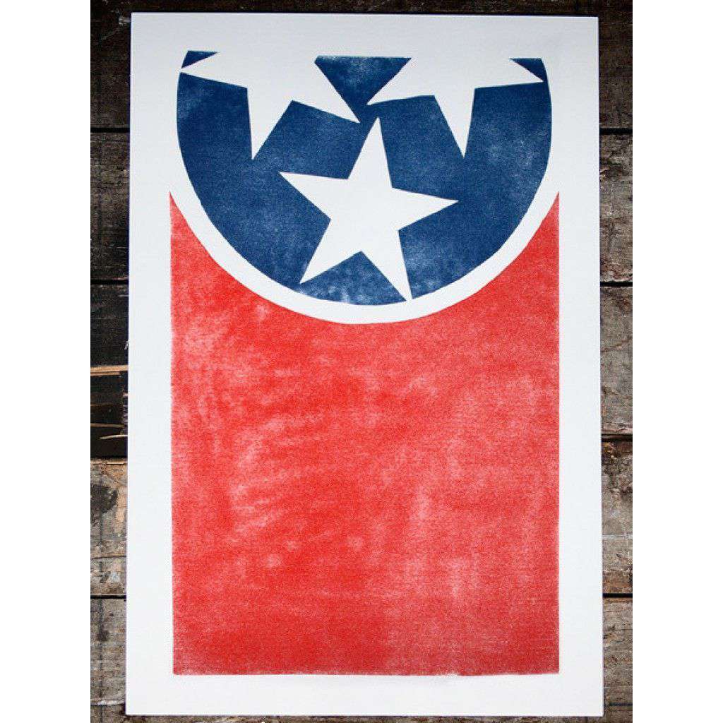 Rocky Top Hand-Pressed Print by The Old Try - Country Club Prep