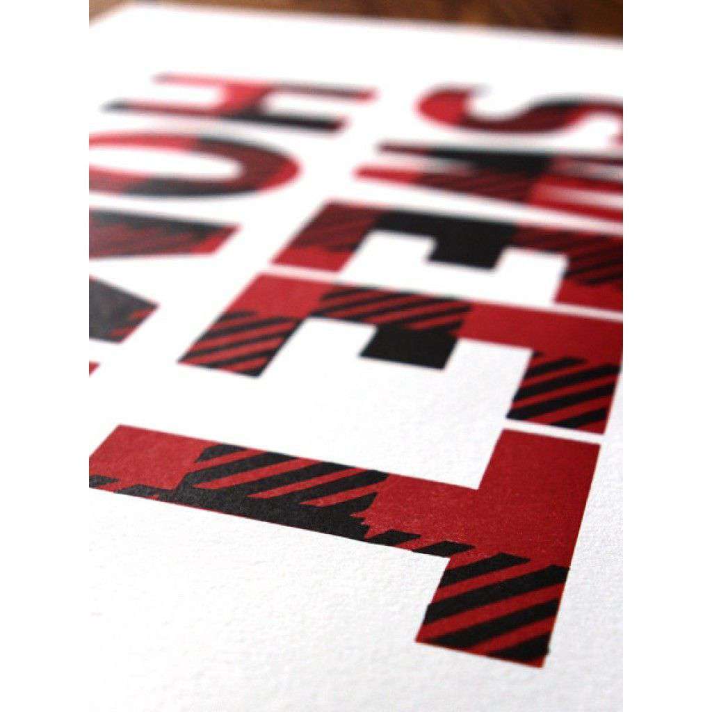 Sweet Mountain Home Hand Pressed Print by The Old Try - Country Club Prep