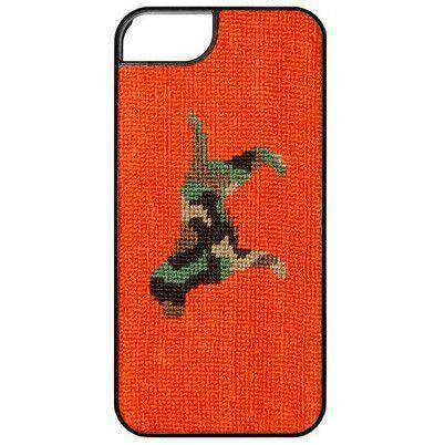 Camo Retriever Needlepoint iPhone 6 Case in Orange by Smathers & Branson - Country Club Prep