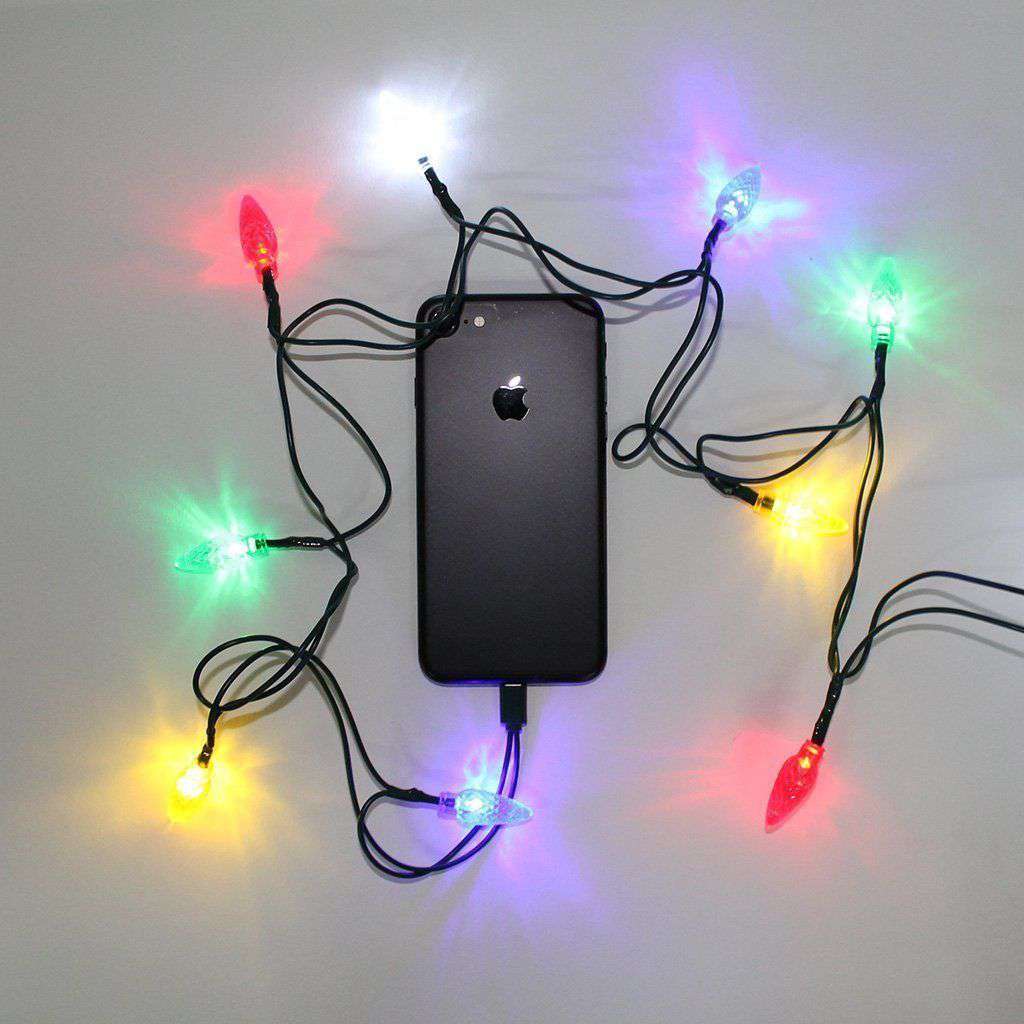 Christmas Lights iPhone Charger - Country Club Prep