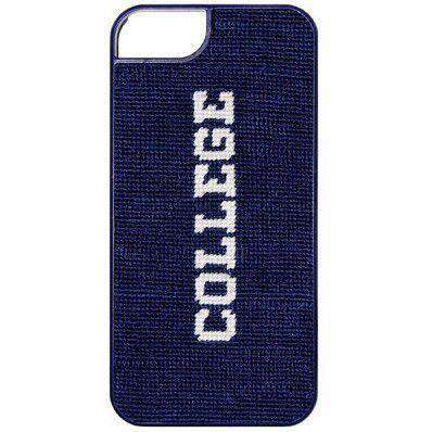 College Needlepoint iPhone 6 Case in Classic Navy by Smathers & Branson - Country Club Prep