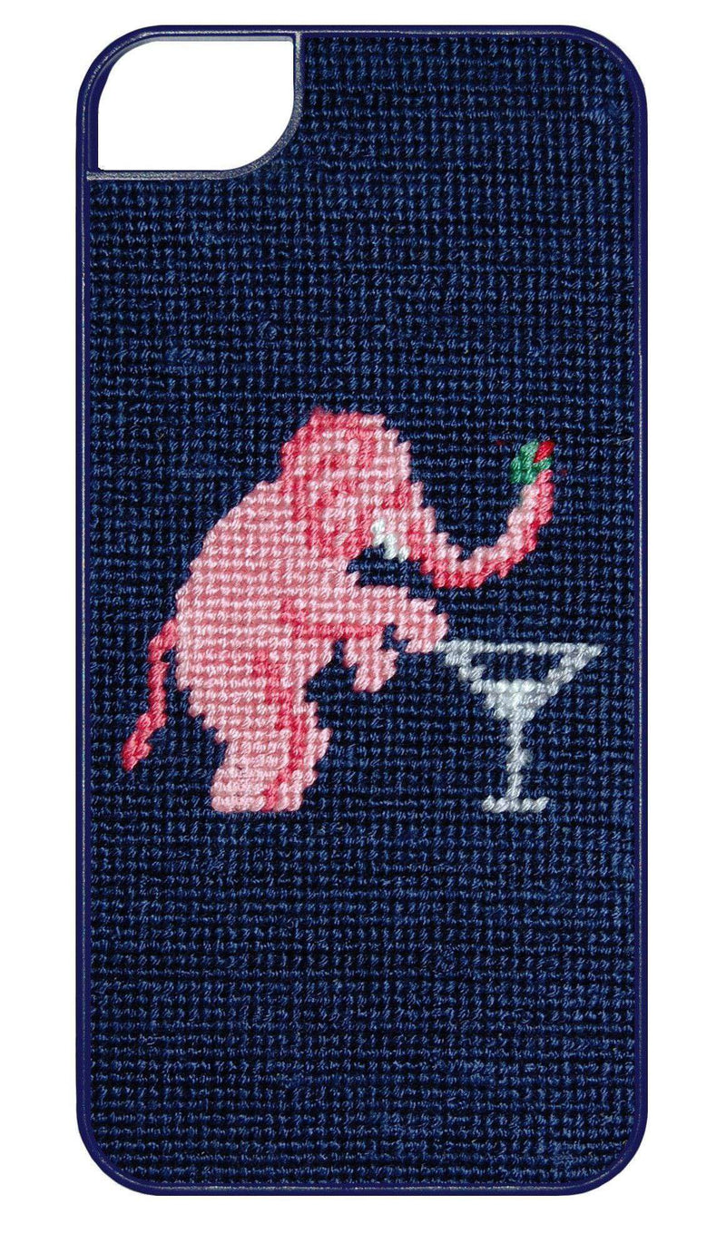 Elephant Martini Needlepoint iPhone 6 Case by Smathers & Branson - Country Club Prep