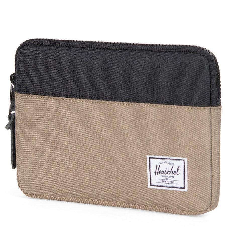 iPad Mini Anchor Sleeve in Lead Green and Black by Herschel Supply Co. - Country Club Prep