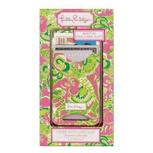 iPhone 5/5s Cover with Card Slots in Chin Chin by Lilly Pulitzer - Country Club Prep