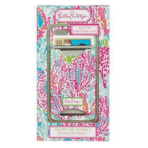 iPhone 5/5s Cover with Card Slots in Let's Cha Cha by Lilly Pulitzer - Country Club Prep