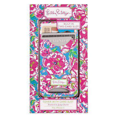 iPhone 5/5s Cover with Card Slots in Lucky Charms by Lilly Pulitzer - Country Club Prep