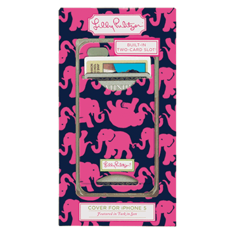 iPhone 5/5s Cover with Card Slots in Tusk In Sun by Lilly Pulitzer - Country Club Prep