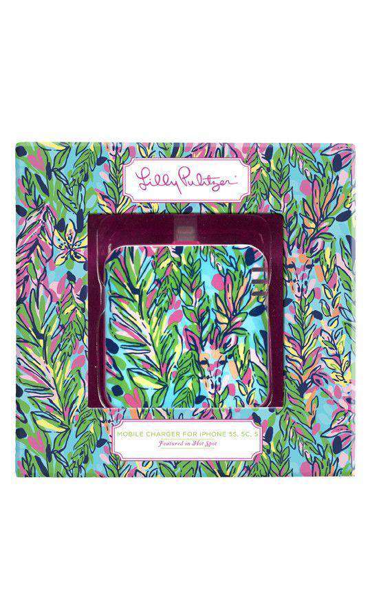 iPhone 5/5s Mobile Charger in Hot Spot by Lilly Pulitzer - Country Club Prep