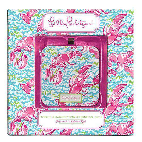 iPhone 5/5s Mobile Charger in Lobstah Roll by Lilly Pulitzer - Country Club Prep