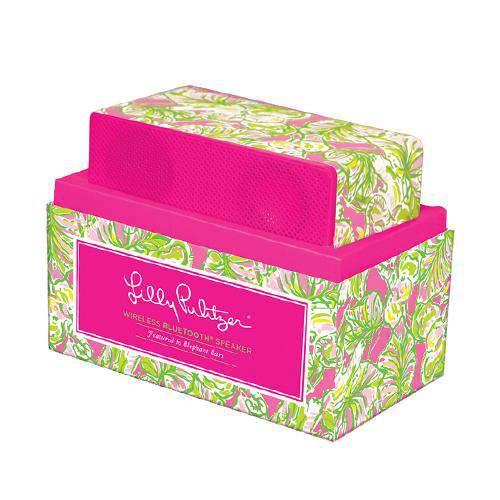 Wireless Speaker in Elephant Ears by Lilly Pulitzer - Country Club Prep
