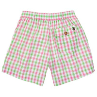 Pink and Green Seersucker Shorts by Southern Proper - Country Club Prep