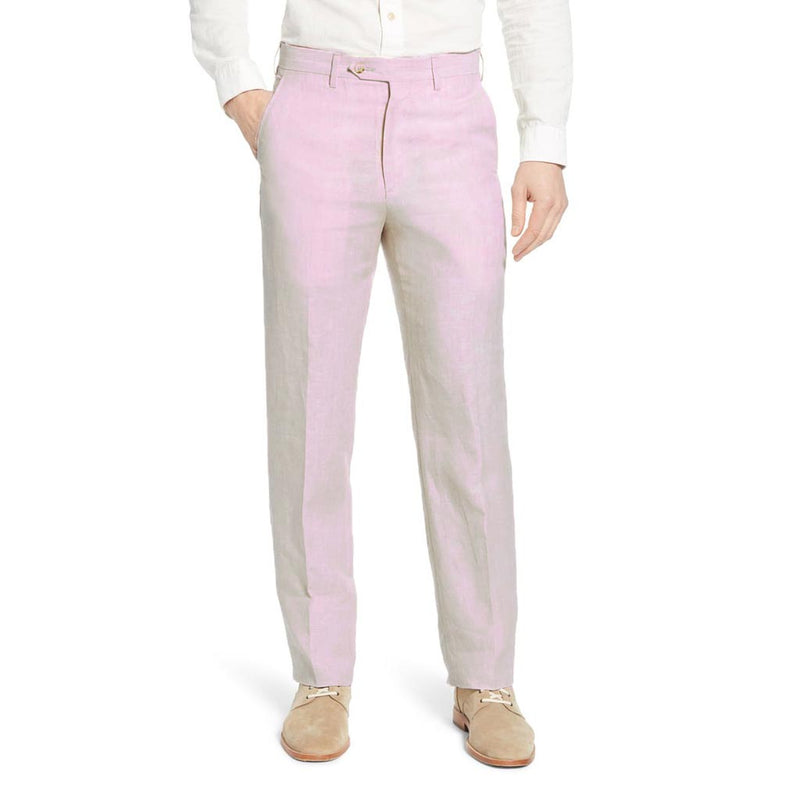 The Palm Beach Pink Linen Pant by Country Club Prep - Country Club Prep