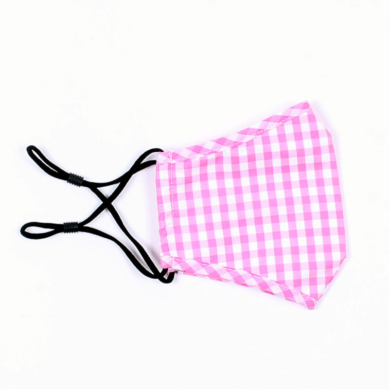 Large Gingham Mask by Pink Pineapple - Country Club Prep