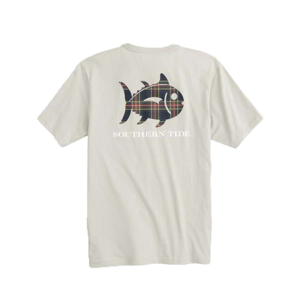 Plaid Tidings Skipjack T-Shirt by Southern Tide - Country Club Prep