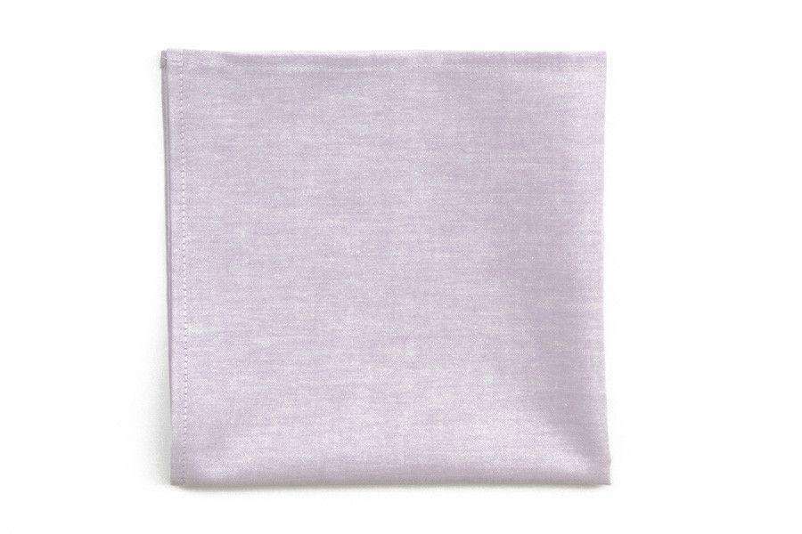 Blue Violet Chambray Pocket Square by High Cotton - Country Club Prep