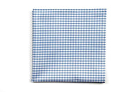 Carolina Blue Gingham Pocket Square by High Cotton - Country Club Prep