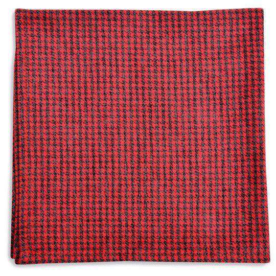 Foxhound Pocket Square in Red by High Cotton - Country Club Prep