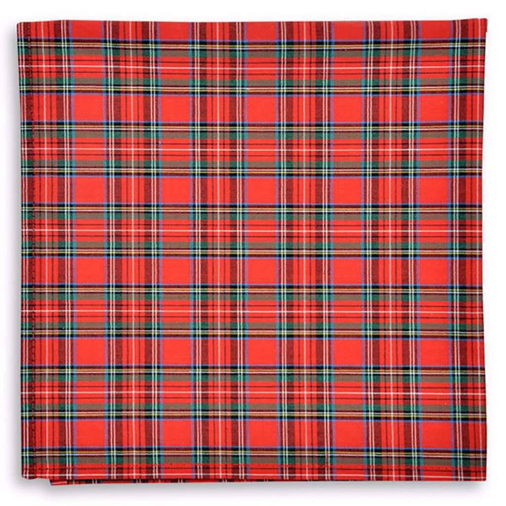 Macintosh Tartan Pocket Square by High Cotton - Country Club Prep