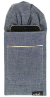 The Selvager Pocket Square in Denim by Hank - Country Club Prep